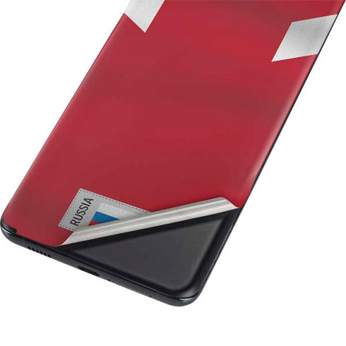 Russia Soccer Flag Galaxy S21 Ultra 5G Skin